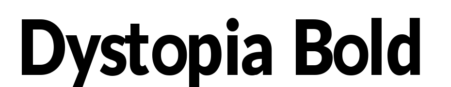 Dystopia Bold Font Download Free